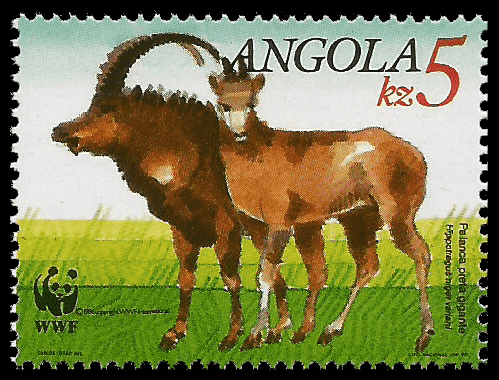Read more about the article Angola 1990 Giant Sable Antelope
