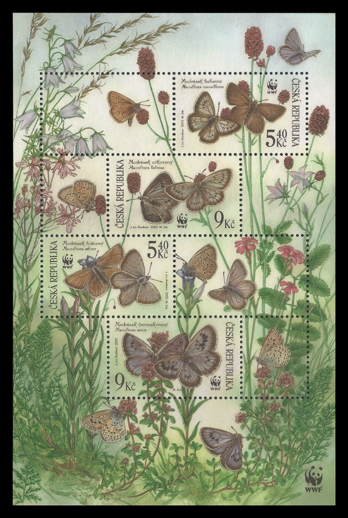 Read more about the article Czech Republic 2002 Large Blue Butterflies